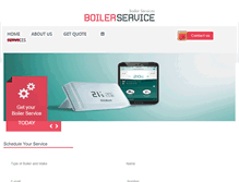 Tablet Screenshot of boilerservice.co